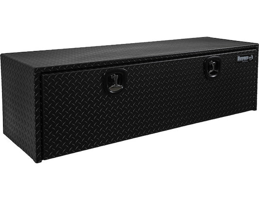 18x18x60 Inch Textured Matte Black Diamond Tread Aluminum Underbody Truck Box