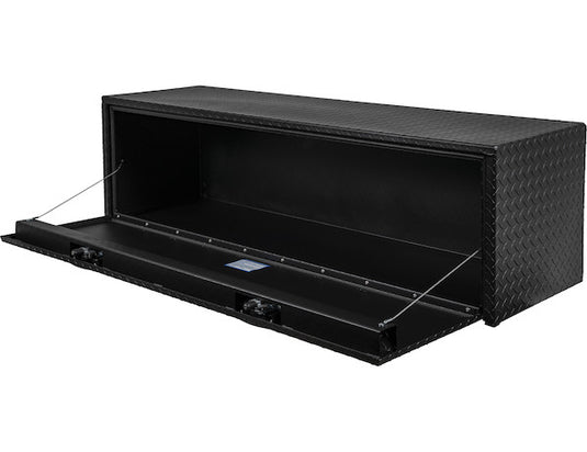 18x18x60 Inch Textured Matte Black Diamond Tread Aluminum Underbody Truck Box