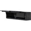 Gloss Black Diamond Tread Aluminum Topsider Truck Tool Box Series With Flip-Up Doors - 1721351 - Buyers Products