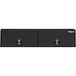 Load image into Gallery viewer, Gloss Black Diamond Tread Aluminum Topsider Truck Tool Box Series With Flip-Up Doors - 1721351 - Buyers Products
