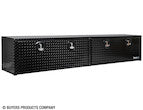 GLOSS BLACK DIAMOND TREAD ALUMINUM TOPSIDER TRUCK TOOL BOX SERIES
