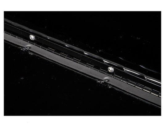 18x16x72 Inch Gloss Black Diamond Tread Aluminum Topsider Truck Box