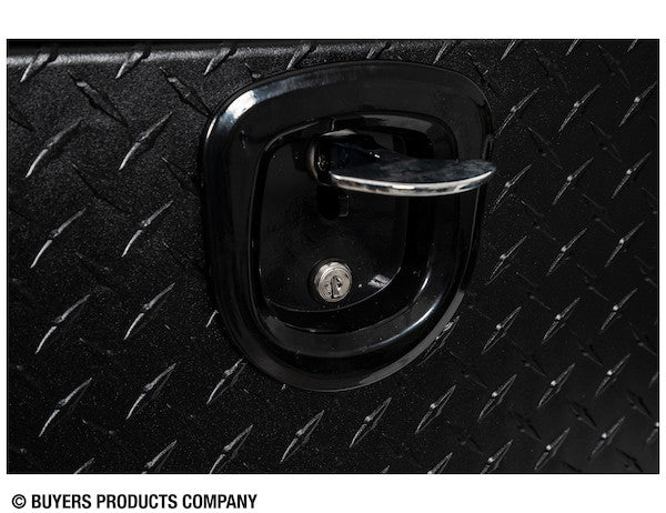 Load image into Gallery viewer, 16x13x88 Textured Matte Black Diamond Tread Aluminum Topsider Truck Box
