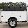 Texture Matte Black Diamond Tread Aluminum Topsider Truck Tool Box