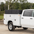 Texture Matte Black Diamond Tread Aluminum Topsider Truck Tool Box