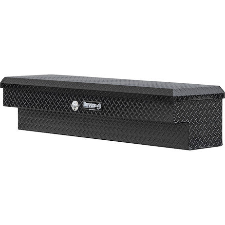 Load image into Gallery viewer, 13X16X47 Inch Gloss Black Diamond Tread Aluminum Lo-Sider Truck Box
