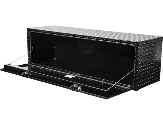 GLOSS BLACK DIAMOND TREAD ALUMINUM UNDERBODY TRUCK TOOL BOX SERIES