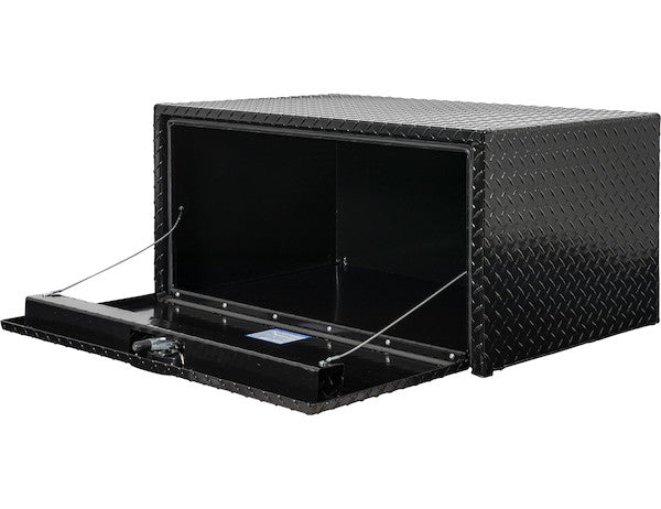 Load image into Gallery viewer, 18x24x36 Inch Black Diamond Tread Aluminum Underbody Truck Box
