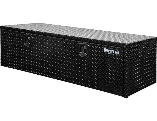 Load image into Gallery viewer, 18x24x60 Inch Black Diamond Tread Aluminum Underbody Truck Box
