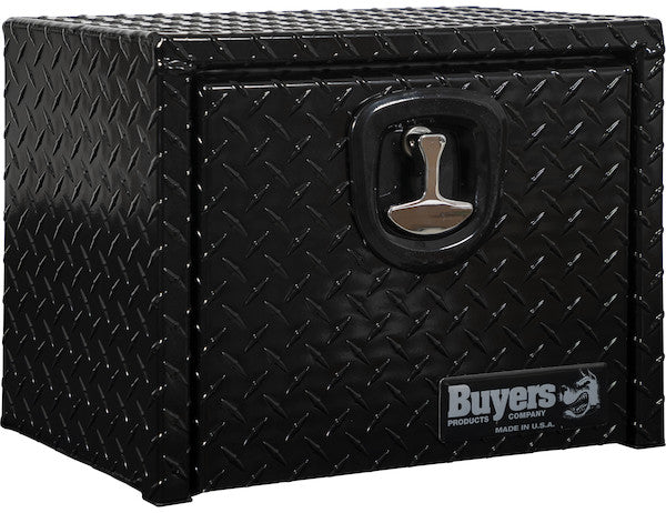 Load image into Gallery viewer, 14x12x18 Inch Black Diamond Tread Aluminum Underbody Truck Box
