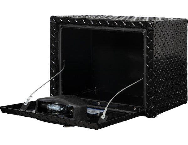 Load image into Gallery viewer, 14x12x18 Inch Black Diamond Tread Aluminum Underbody Truck Box
