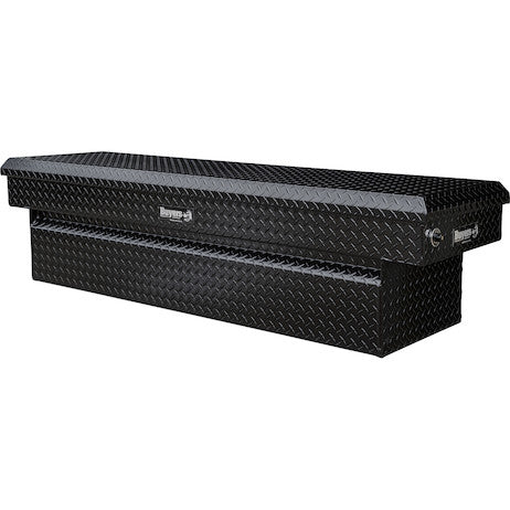 18x20x71 Inch Gloss Black Diamond Tread Aluminum Crossover Truck Box