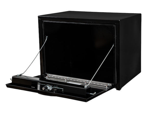 Load image into Gallery viewer, 18x18x24 Inch Black Steel Underbody Truck Box With 3-Point Latch
