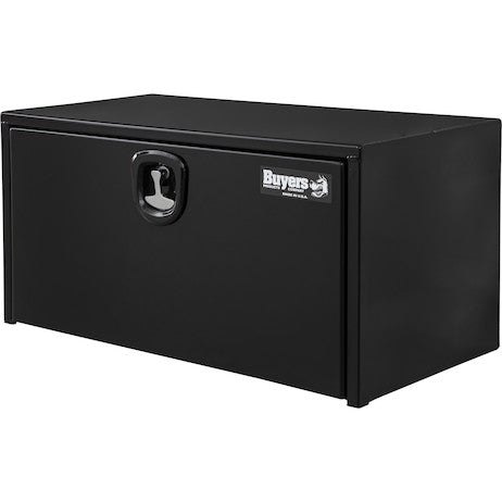 Load image into Gallery viewer, 18x18x48 Inch Black Steel Underbody Truck Box With 3-Point Latch
