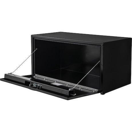 Load image into Gallery viewer, 18x18x30 Inch Black Steel Underbody Truck Box With 3-Point Latch
