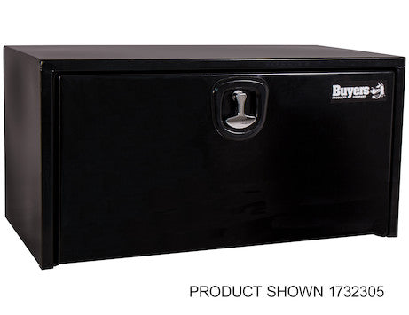 Black Steel Underbody Truck Tool Box With 3-Point Latch Series - 1734300 - Buyers Products