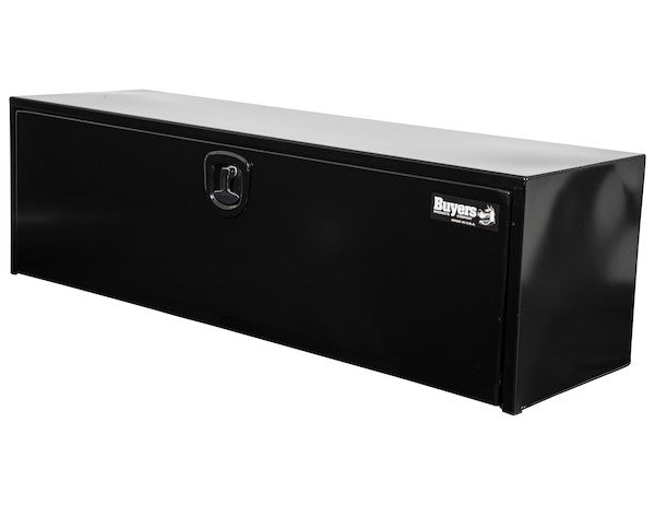 Load image into Gallery viewer, 18x18x48 Inch Black Steel Underbody Truck Box With 3-Point Latch
