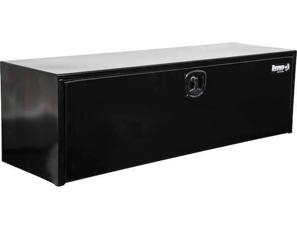 Load image into Gallery viewer, 18x18x48 Inch Black Steel Underbody Truck Box With 3-Point Latch
