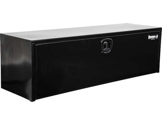 18x18x48 Inch Black Steel Underbody Truck Box With 3-Point Latch