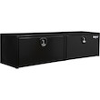 BLACK STEEL UNDERBODY TRUCK TOOL BOX WITH 3-POINT LATCH SERIES