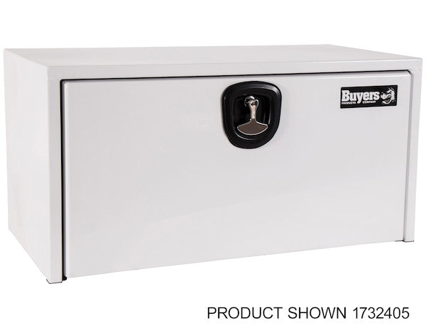 Load image into Gallery viewer, WHITE STEEL UNDERBODY TRUCK TOOL BOX WITH 3-POINT LATCH SERIES
