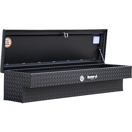 13X16X70 Inch Textured Matte Black Diamond Tread Aluminum Lo-Sider Truck Tool Box