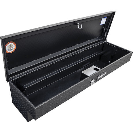 Load image into Gallery viewer, 13X16X70 Inch Textured Matte Black Diamond Tread Aluminum Lo-Sider Truck Tool Box
