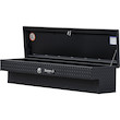 TEXTURED MATTE BLACK DIAMOND TREAD ALUMINUM LO-SIDER TRUCK TOOL BOX SERIES