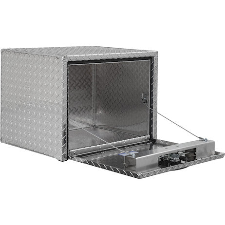 18x18x24 Inch Diamond Tread Aluminum Underbody Truck Box with 3-Pt. Latch