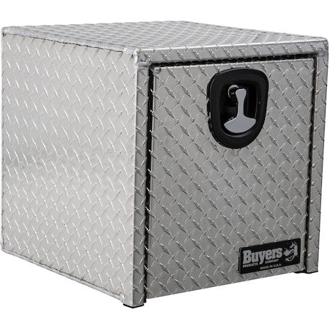 18x18x18 Inch Diamond Tread Aluminum Underbody Truck Box with 3-Pt. Latch