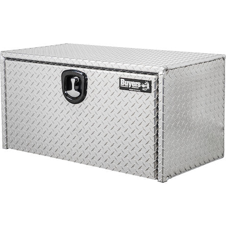 Load image into Gallery viewer, 18x18x36 Inch Diamond Tread Aluminum Underbody Truck Box with 3-Pt. Latch
