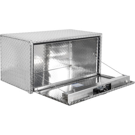 Load image into Gallery viewer, 24x24x48 Inch Diamond Tread Aluminum Underbody Truck Box with 3-Pt. Latch
