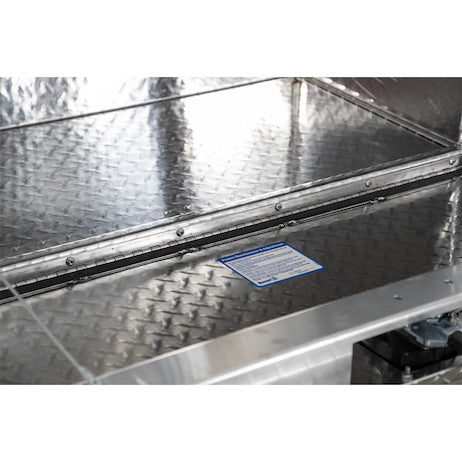 18x18x36 Inch Diamond Tread Aluminum Underbody Truck Box with 3-Pt. Latch
