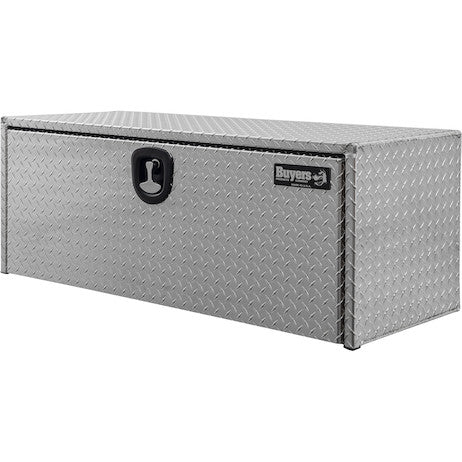 18x18x48 Inch Diamond Tread Aluminum Underbody Truck Box with 3-Pt. Latch