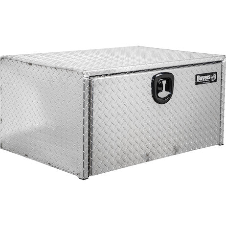 Load image into Gallery viewer, 18x24x36 Inch Diamond Tread Aluminum Underbody Truck Box with 3-Pt. Latch
