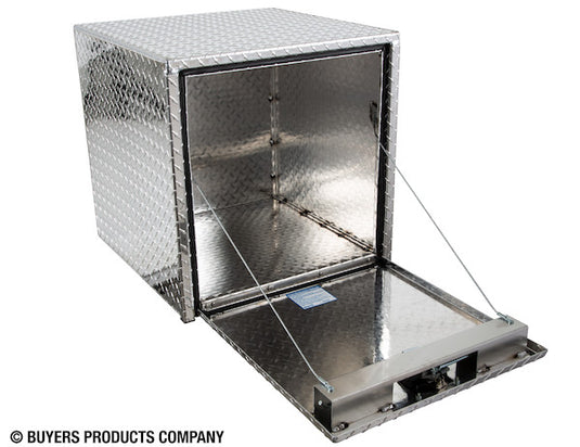 24x24x30 Inch Diamond Tread Aluminum Underbody Truck Box with 3-Pt. Latch