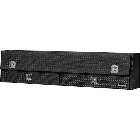 Load image into Gallery viewer, 21x13x 96 Inch Matte Black Diamond Tread Aluminum Contractor Truck Box With Drawers
