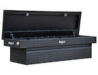 TEXTURED MATTE BLACK DIAMOND TREAD ALUMINUM CROSSOVER TRUCK TOOL BOX SERIES