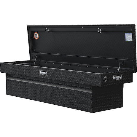 Load image into Gallery viewer, 18x20x71 Inch Textured Matte Black Diamond Tread Aluminum Crossover Truck Tool Box
