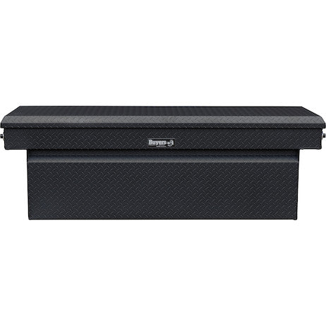 23x27x71 Inch Textured Matte Black Diamond Tread Aluminum Crossover Truck Box