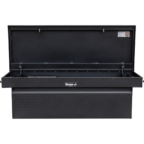 Load image into Gallery viewer, 23x27x71 Inch Textured Matte Black Diamond Tread Aluminum Crossover Truck Box
