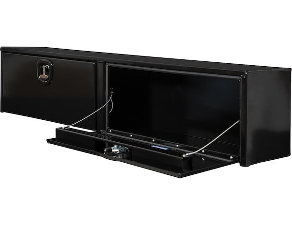 Load image into Gallery viewer, 16x13x72 Inch Black Smooth Aluminum Topsider Truck Box
