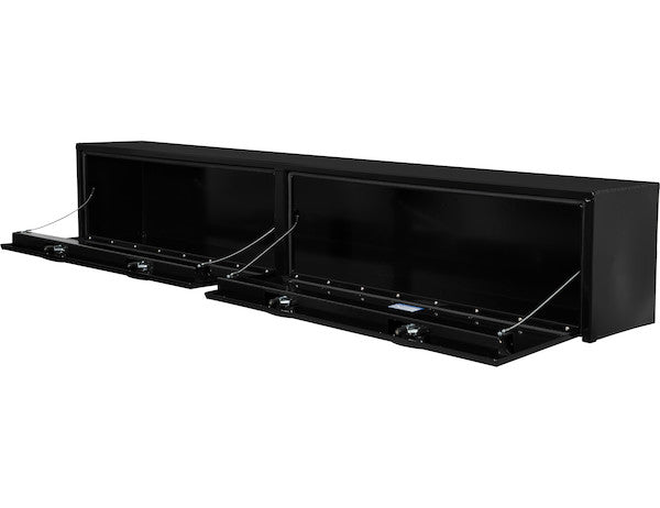 Load image into Gallery viewer, 16x13x72 Inch Black Smooth Aluminum Topsider Truck Box
