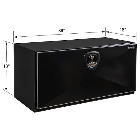 18x18x36 Inch Pro Series Black Steel Underbody Truck Box