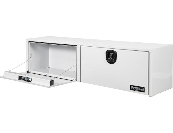 Load image into Gallery viewer, 16x13x72 Inch White Smooth Aluminum Topsider Truck Box
