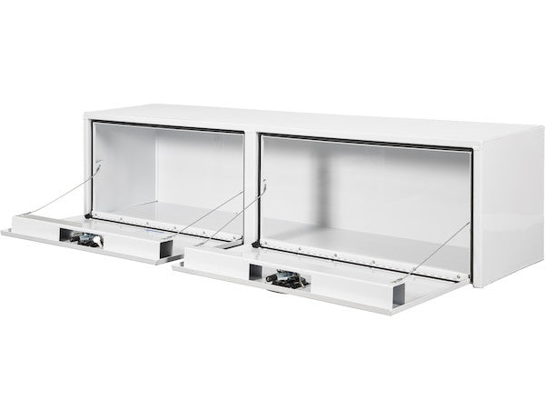 Load image into Gallery viewer, 16x13x72 Inch White Smooth Aluminum Topsider Truck Box
