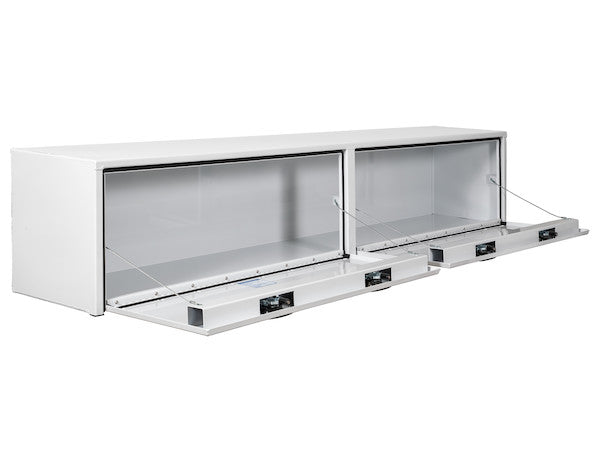 Load image into Gallery viewer, 16x13x72 Inch White Smooth Aluminum Topsider Truck Box
