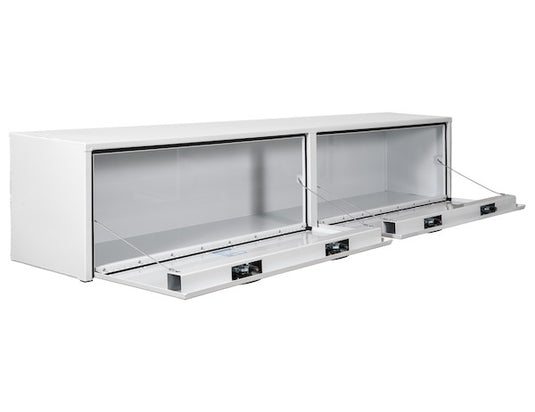 16x13x72 Inch White Smooth Aluminum Topsider Truck Box