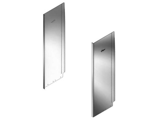 Shelving End Panel Kit for 2013+ Ram ProMaster, 17-3/4"D x 46"H