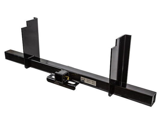 Class 5 62 Inch Service Body Hitch Receiver with 2-1/2 Inch Receiver Tube and 18 Inch Mounting Plates